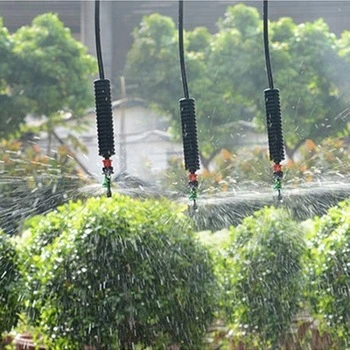  Fácil de manejar la refracción de la rotativa asequible Micro Jardín manguera de goteo con rociadores