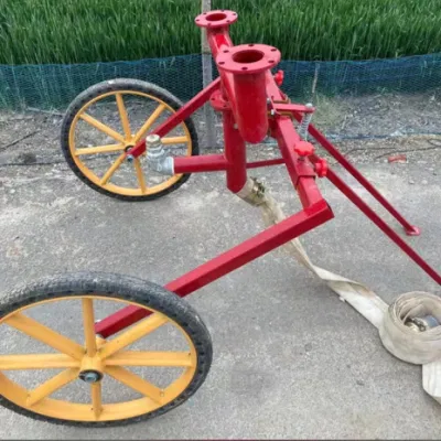 Sistema de riego de carrete de manguera de rociadores agrícolas móviles automáticos utilizado en Granja grande