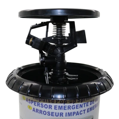 Impacto de riego en jardín 1/2&quot;, 3/4&quot; Inlet Impulse rociador de ventanas emergentes