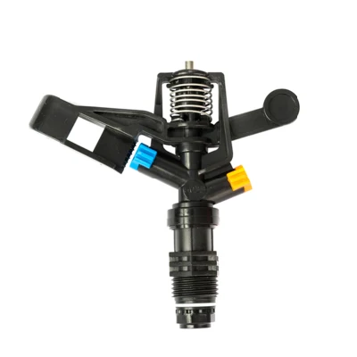  360 grados plástico riego ajustable impacto por rociadores para riego sistema