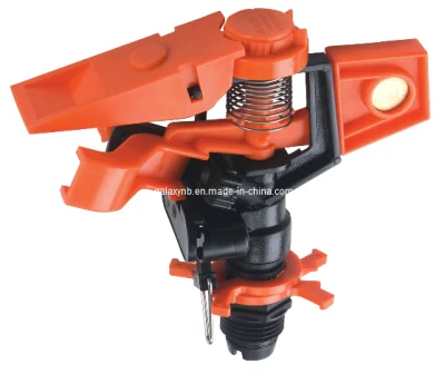 Eficiente y ajustable para el riego Aspersores impulso Plastic-Steel