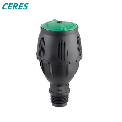  El plástico emergente giratoria de 360 grados las tierras de cultivo aspersor de riego para el riego