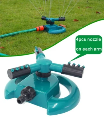  Aspersor de riego automático de 360 grados para jardín