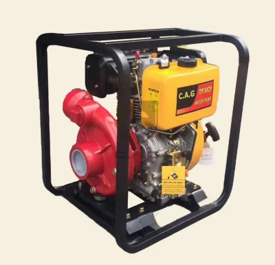  3 pulgadas 3 &quot;186f 406 ml Bomba periférica de hierro fundido refrigerada por aire y alimentada por diesel para riego