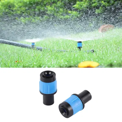  Los rociadores de dispersión de 6mm ajustable de 360 grados All-Round Boquilla Riego riego por goteo de efecto invernadero de jardín suministros