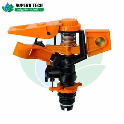 Riego de jardín rociador de impacto plástico Ahorro de agua rociador ajustable