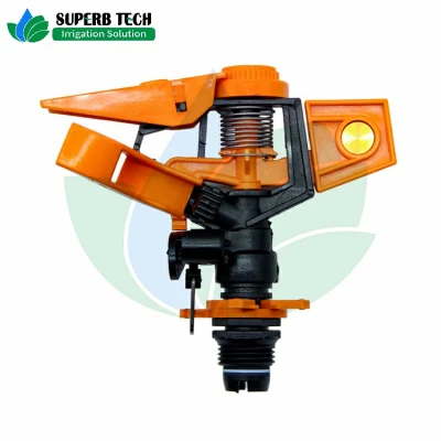 Riego de jardín rociador de impacto plástico Ahorro de agua rociador ajustable