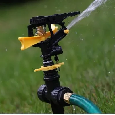  Sistema de riego del jardín de 360 grados de impacto de plástico Boquilla de pulverización