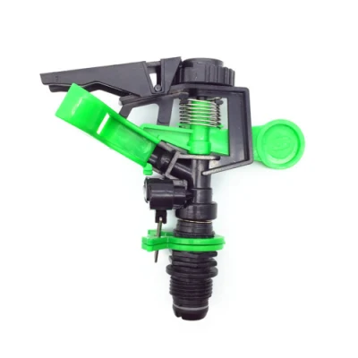  Jardín plástico Rotando 360 grados Granja Agrícola 1/2 pulgadas riego Rociador de impacto
