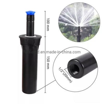 360 pulgadas rosca hembra Sprinkler de 1/2 grados automático Boquilla de rayos de chorro de dispersión de riego de césped