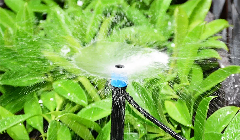 6mm Scattering Sprinklers 360 Degree Adjustable All-Round Watering Nozzle Garden Greenhouse Drip Irrigation Supplies