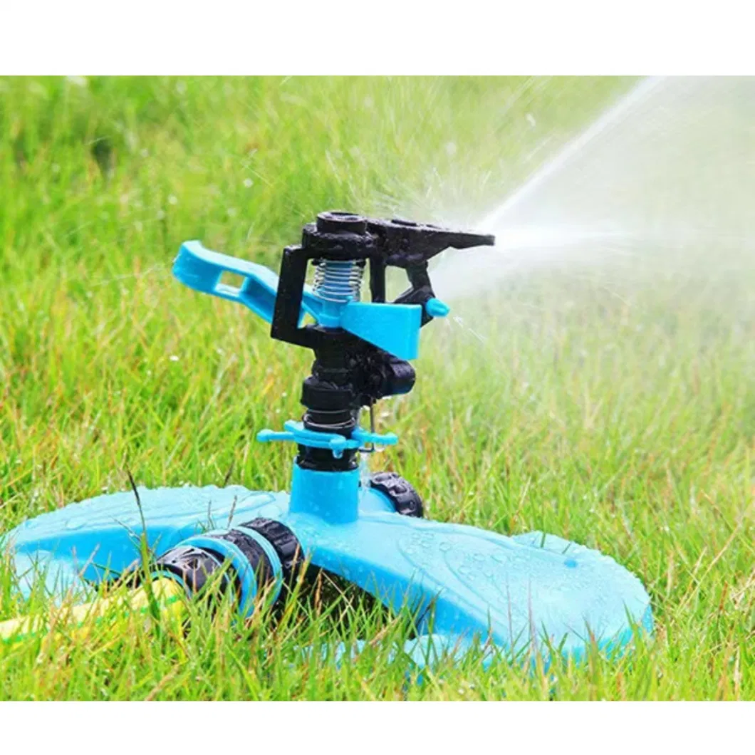 Garden Irrigation Sprinkler Lawn Sprinkler with Long Range Pulsating Head for up to 360 Degrees Watering Bl10169-1