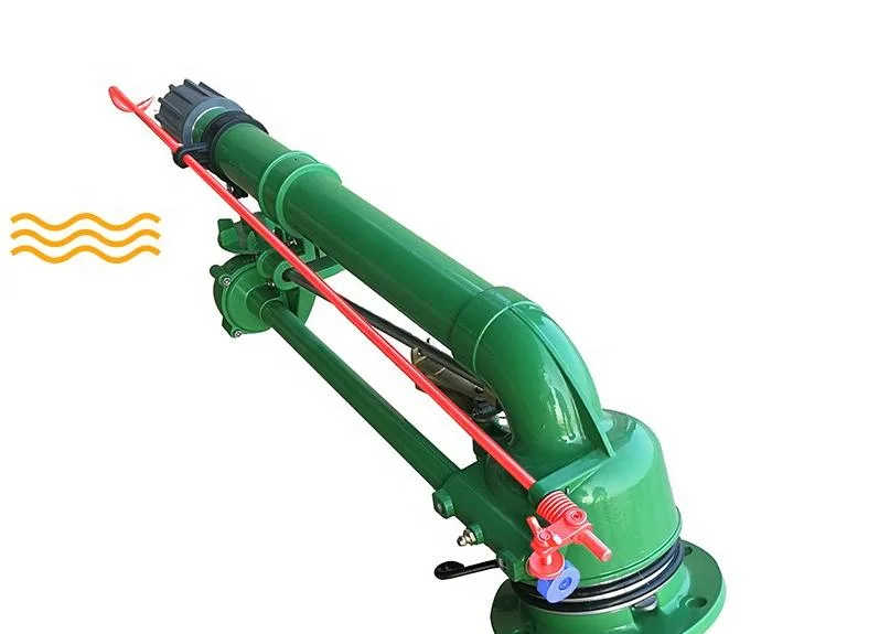 Automatic Irrigation System Rain Water Gun Sprinkler 360 Gear Drive Impact Sprinkler