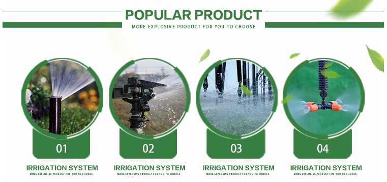 Black Microsprinkler with Stake Sprinkler Irrigation System