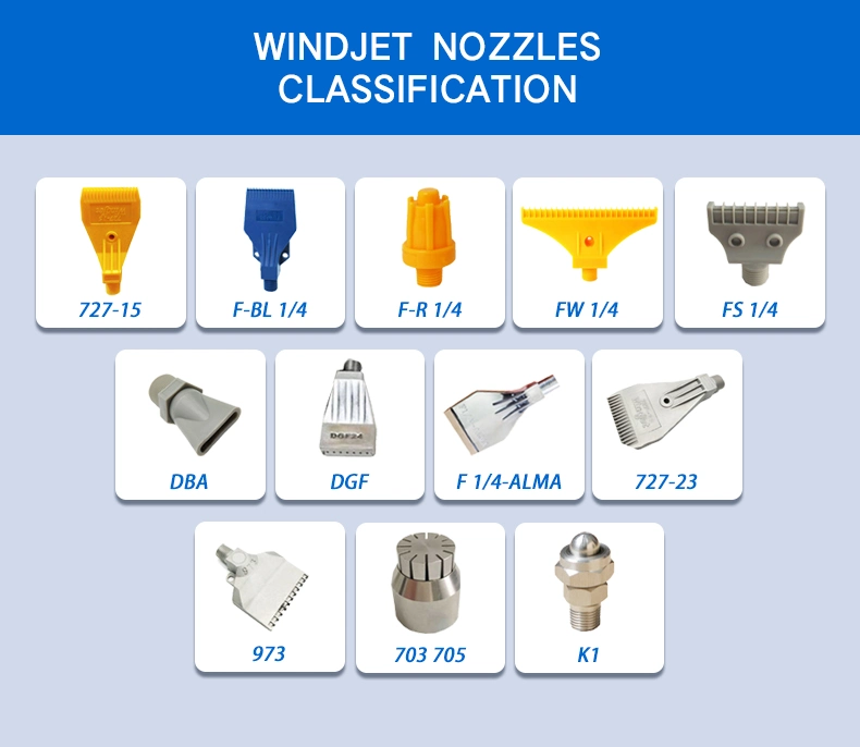 Plastic Air Compressed Mini Wind Jet Blowing off Spray Nozzle