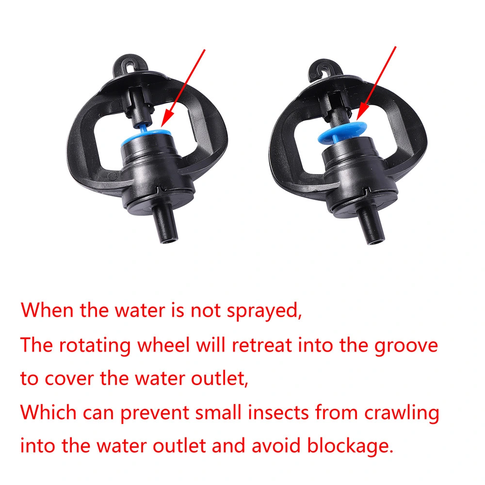 Garden Lawn Landscaping Irrigation System 360 Degree Rotating Micro Agricultural Watering Micro Sprinkler