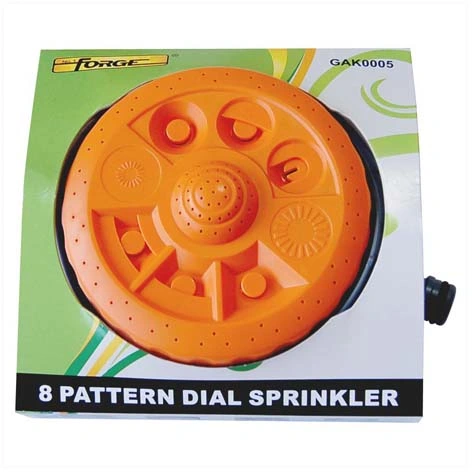 8 Patterns 1/2&quot; Multifunctional ABS Plastic Garden Water Dial Sprinkler