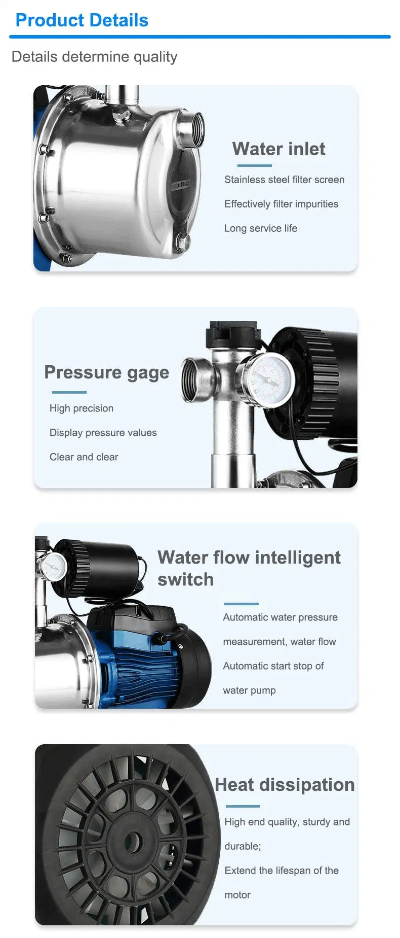 Shanghai Gns Micro Single Phase Centrifugal Pump for Agriculture