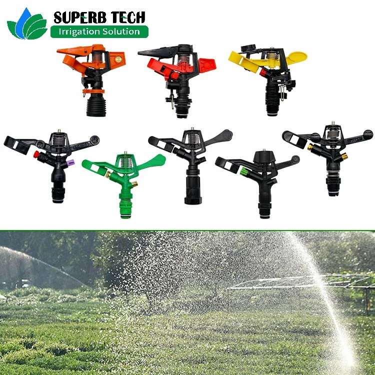 1/2 Inch Impact Sprinkler Male Thread Long Spray Radius for Farm Irrigation