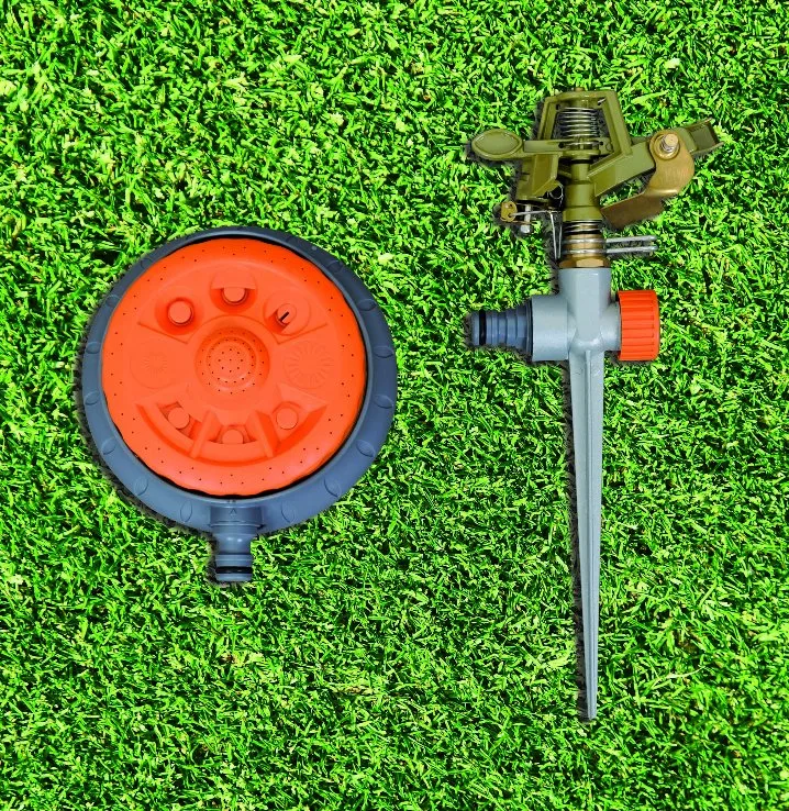 Garden Watering Tools Full/Part Circle Metal Spike Impulse Sprinkler