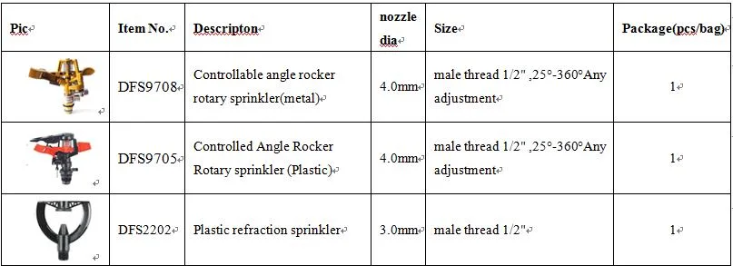 Agriculture Microjet Drip Irrigation Sprinkler