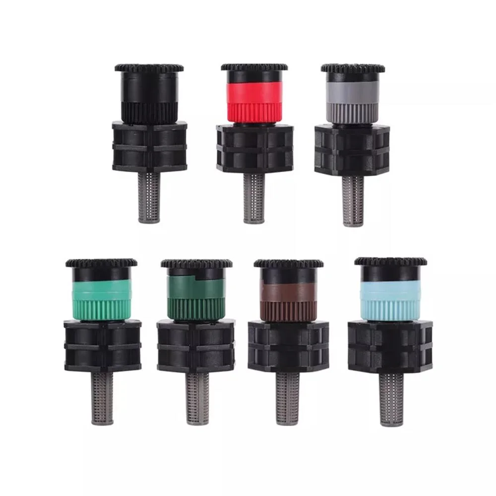 1/2 Inch Micro Atomization Scattering Nozzle 0~360 Degree Adjustable Garden Lawn Irrigation Nozzles for Pop up Sprinkler