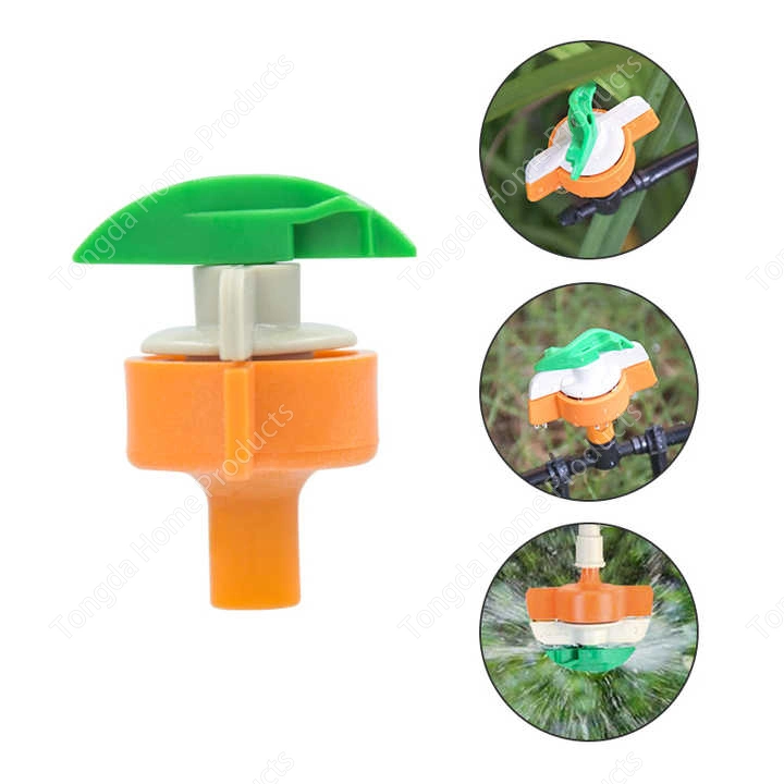 Greenhouse Hanging Micro-Spray Refraction Atomization Cooling Sprinkler Garden Upside-Down Micro-Nozzle