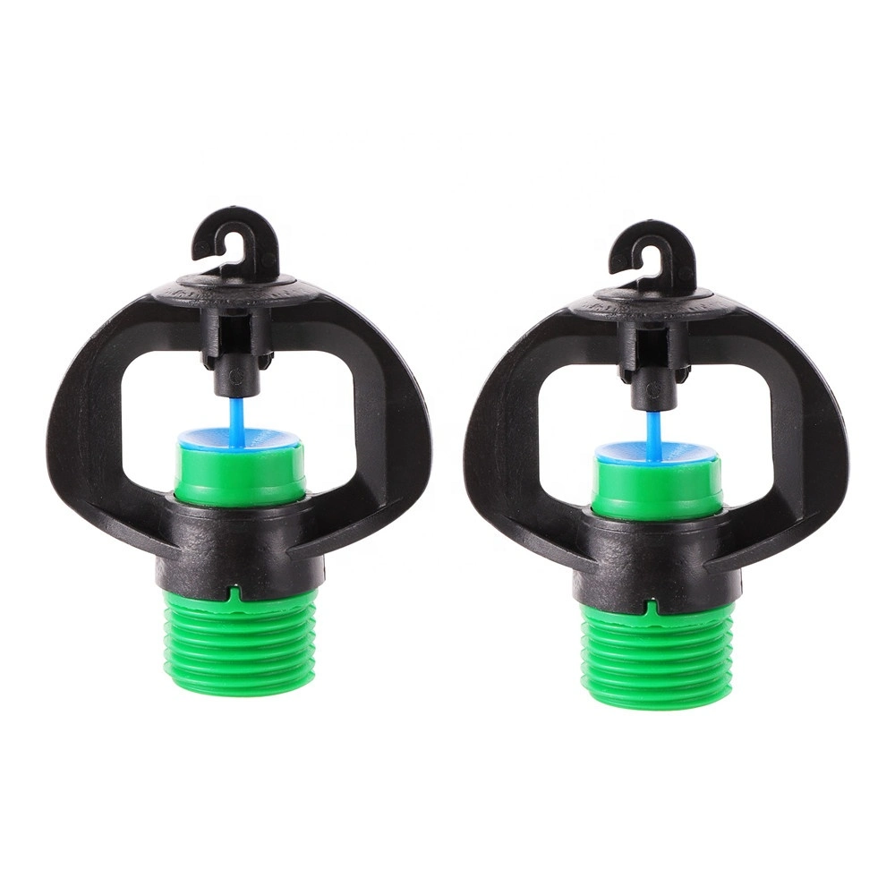 1/2 Inch Male Thread 360 Degree Rotating Refraction Nozzle Micro Sprinkler for Agriculture Greenhouse Lawn Irrigation