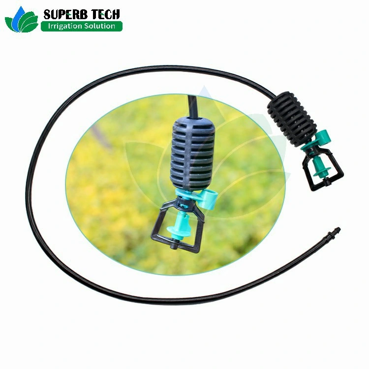 360-Degree Automatic Rotating Sprinkler Atomizing Refraction Microsprinkler