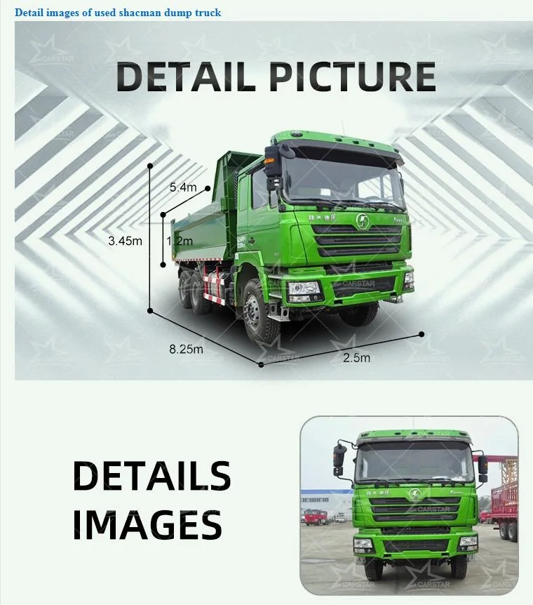New Shacman10 Wheels Tractor Truck Trailer Head 6X4 Cargo Truck 336HP 371HP 420HP 20ton 60ton Tipper Dump Truck Price