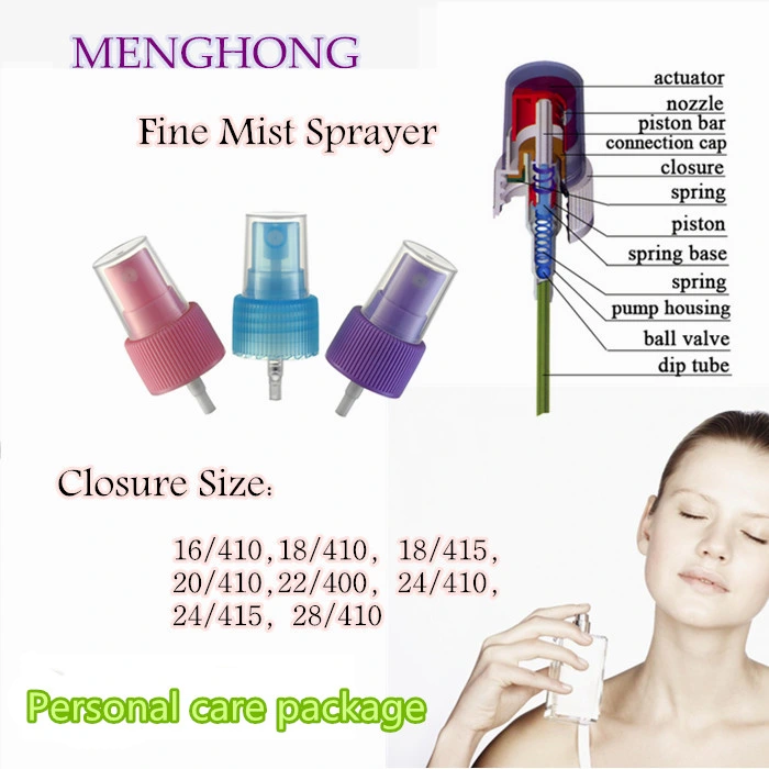 Dosage 0.14ml Plastic Perfume Mist Sprayer Pump Head