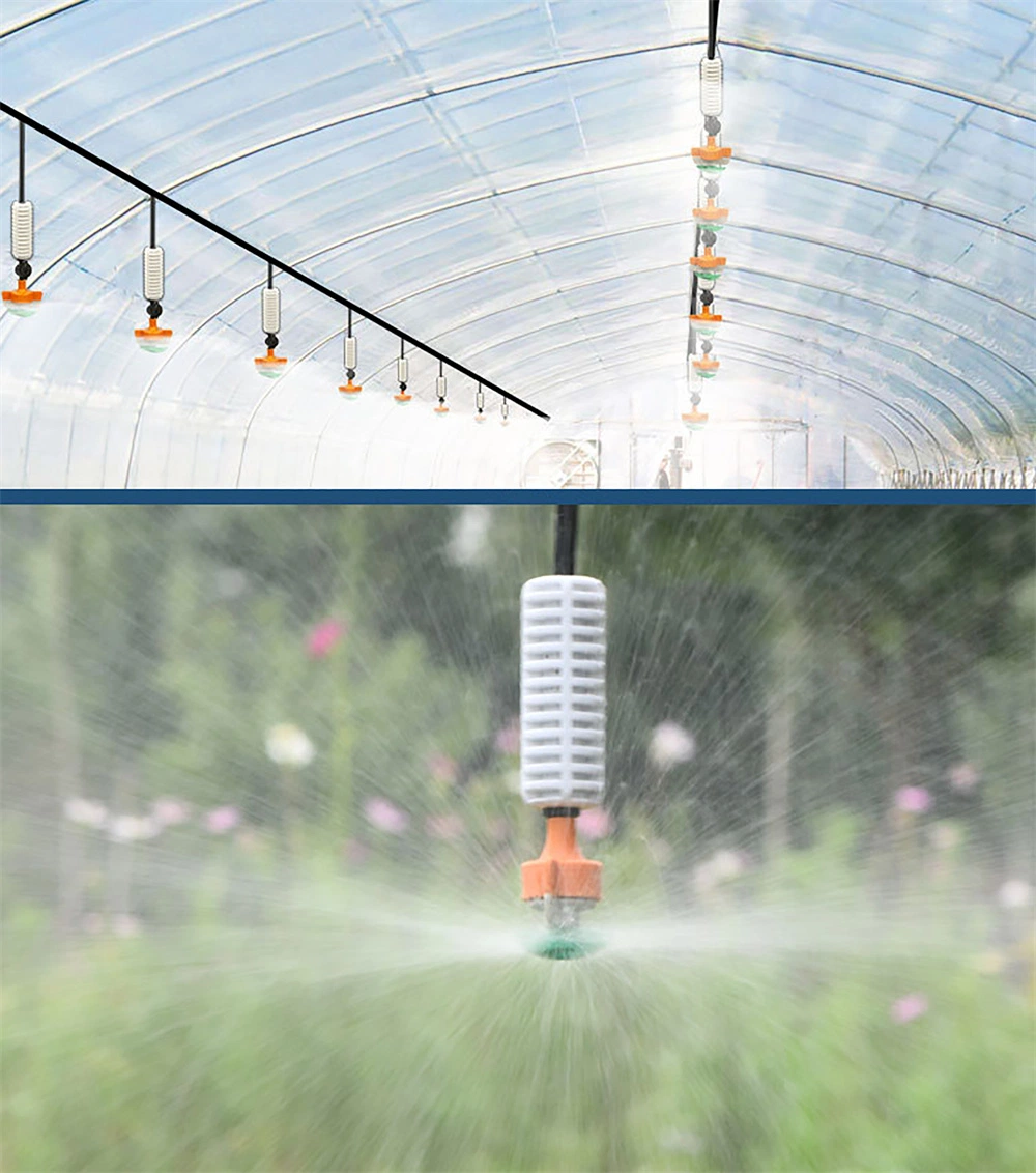 360 Degree Rotating Micro Agriculture Hanging Irrigation Sprinkler Nozzle Automatic Watering Garden Sprinklers
