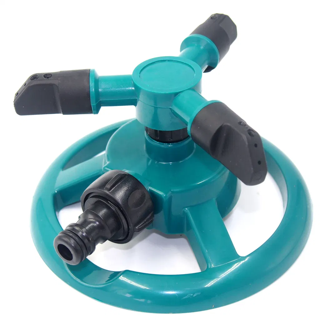 Automatic Rotary Sprinkler for Garden Lawn, Small Trident Sprinkler