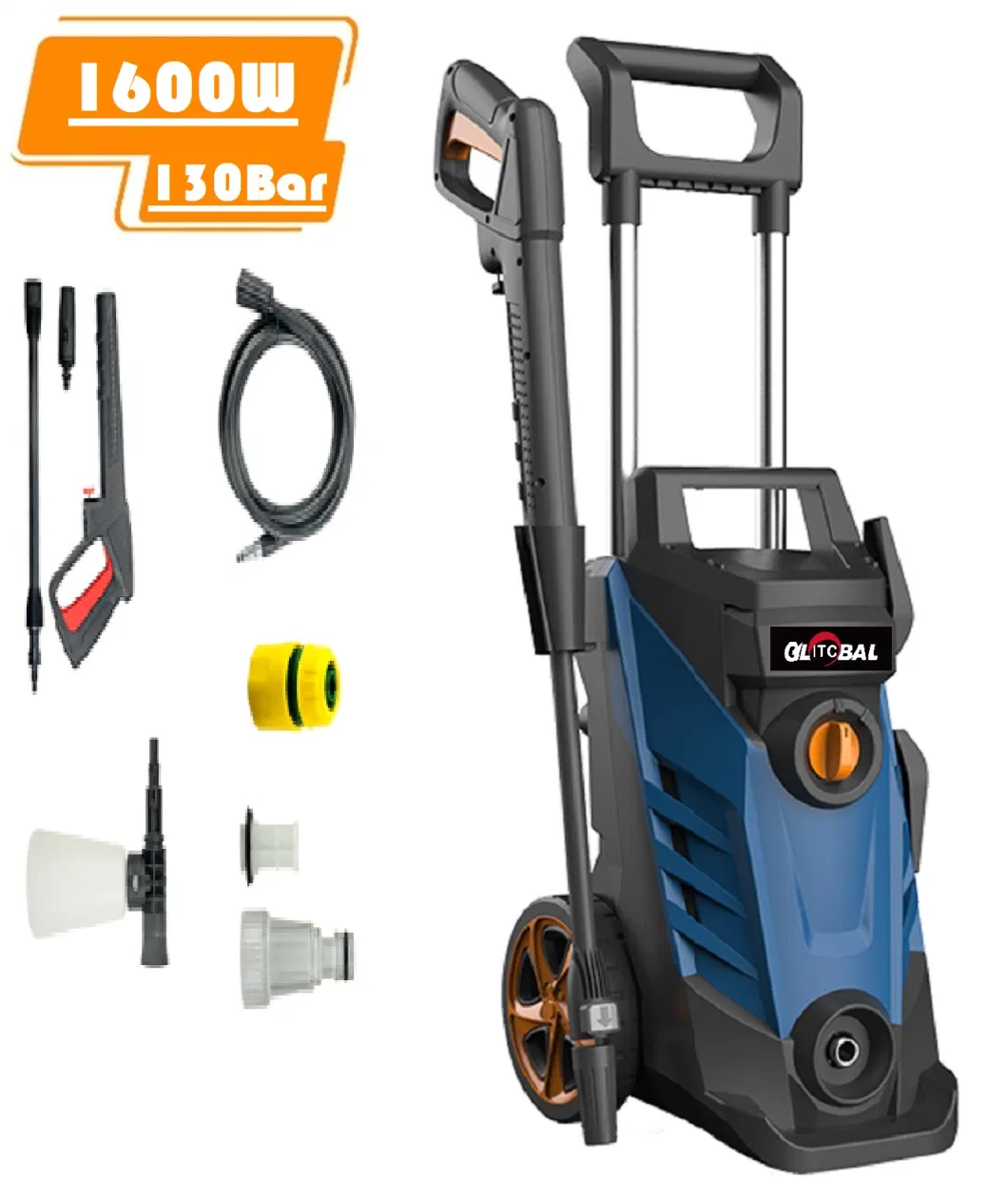 1600W Powerful Electric High Pressure Washer -Cleaning Power Tool