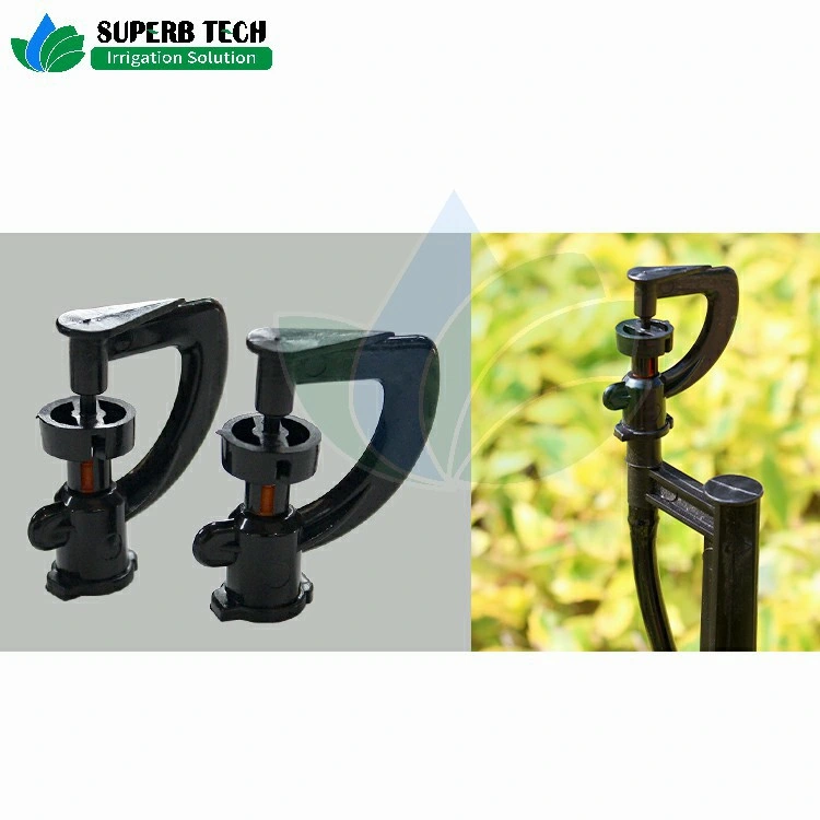 a 360 Degree Rotating Plastic Microjet for Premium Garden Irrigation