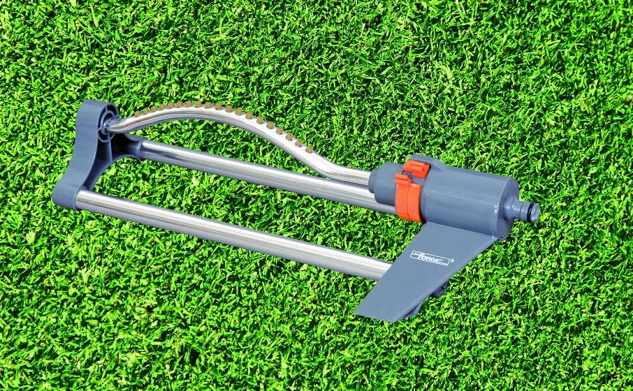 Garden Water Sprinkler 19 Hole Aluminium Oscillating Sprinkler