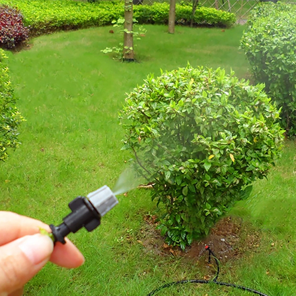 6mm Black Misting Nozzle Automatic Watering Atomizing Sprayer Garden Watering Irrigation Agriculture Micro Sprinkler