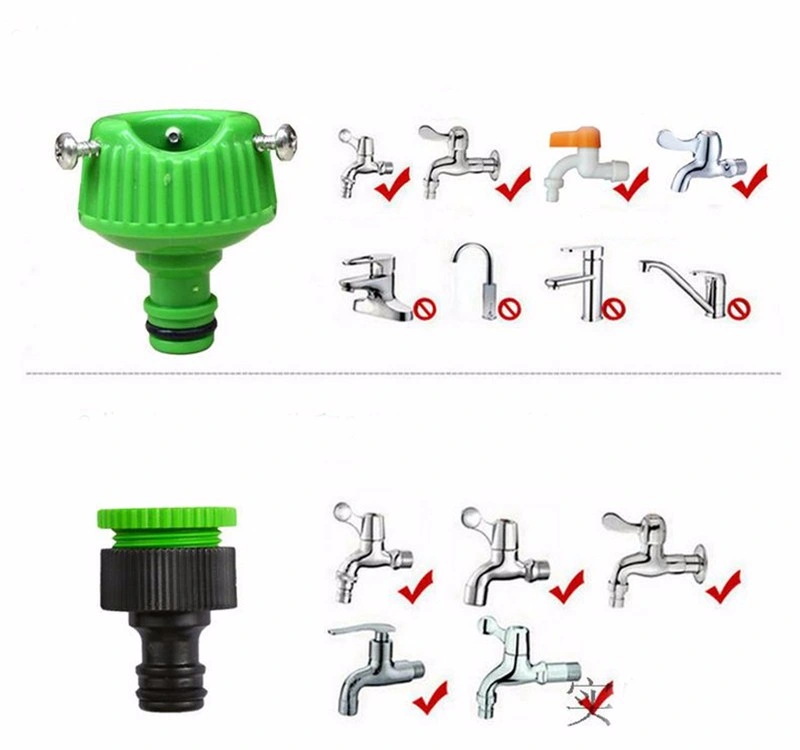 Cross-Border Wholesale Expansion Watering High Pressure Expansion Latex Water Pipe Household Car Wash Sprinkler Water Gun Set