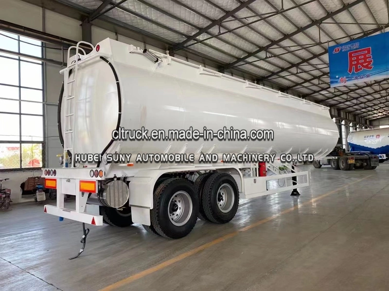 3 Axles Stainless Steel 50000 Liters Crude Oil Tanker Semi Trailer