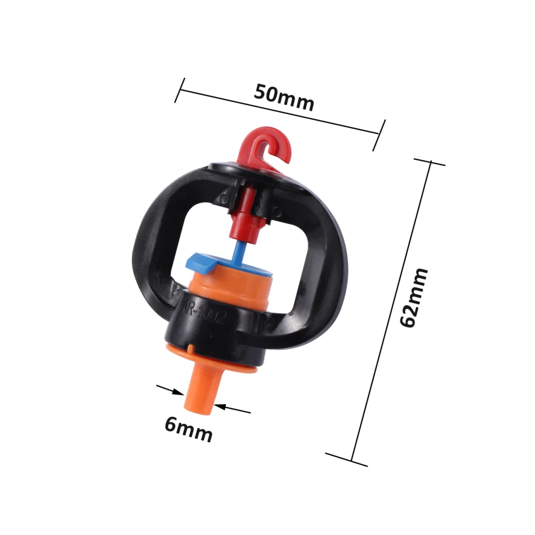 Lawn Garden Irrigation Rotating Micro Sprinkler Refraction Nozzle 360 Degree Mini Watering Sprinkler