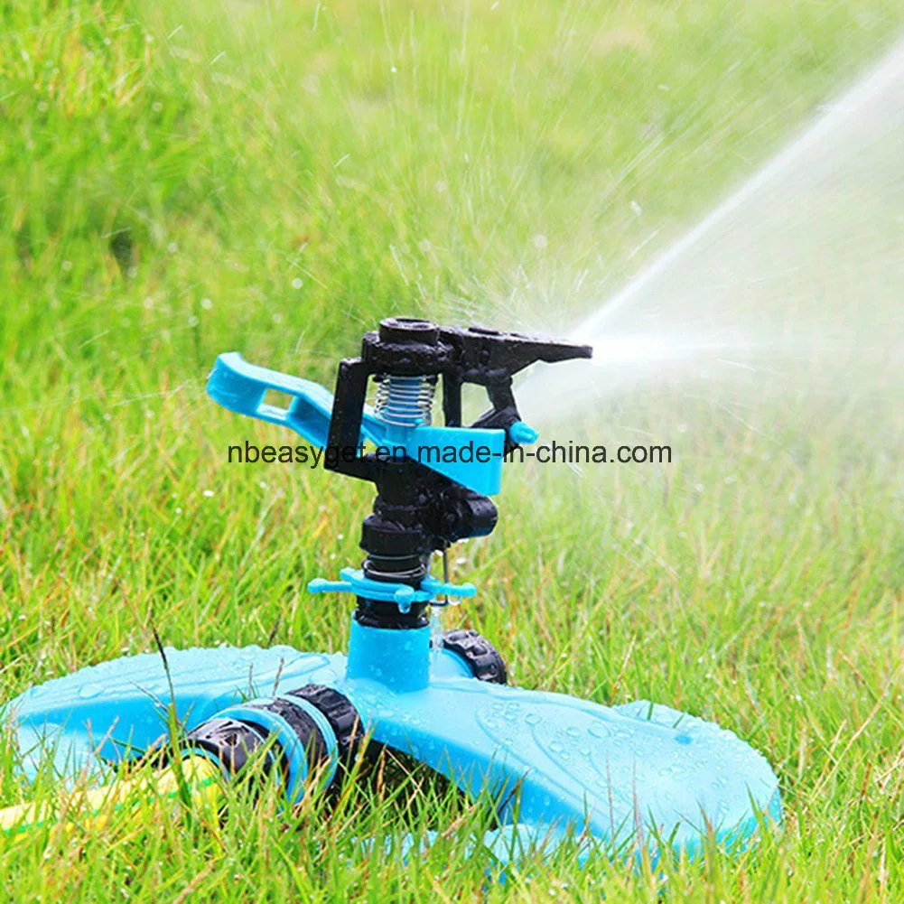 Garden Irrigation Sprinkler Lawn Sprinkler with Long Range Pulsating Head for up to 360 Degrees Watering of Your Garden Wyz10169-1