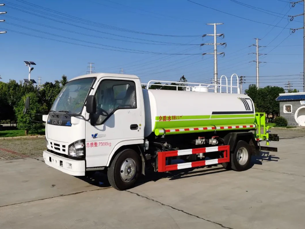 New Qingling 4X2 Chassis Energy-Efficient 5cbm Greening Water Sprinkler Truck Hydraulic Controlled Water Cannon Equipped Variable Flow Water Sprinkler System