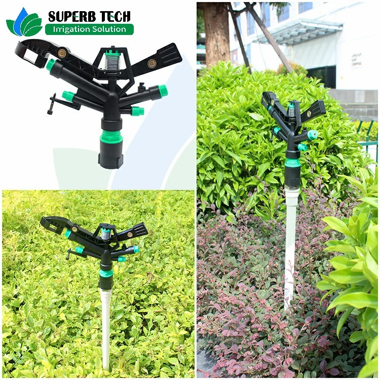 Farm Agricultural Irrigaiton Long Range Plastic Impact Sprinkler 1 Inch Female Thread