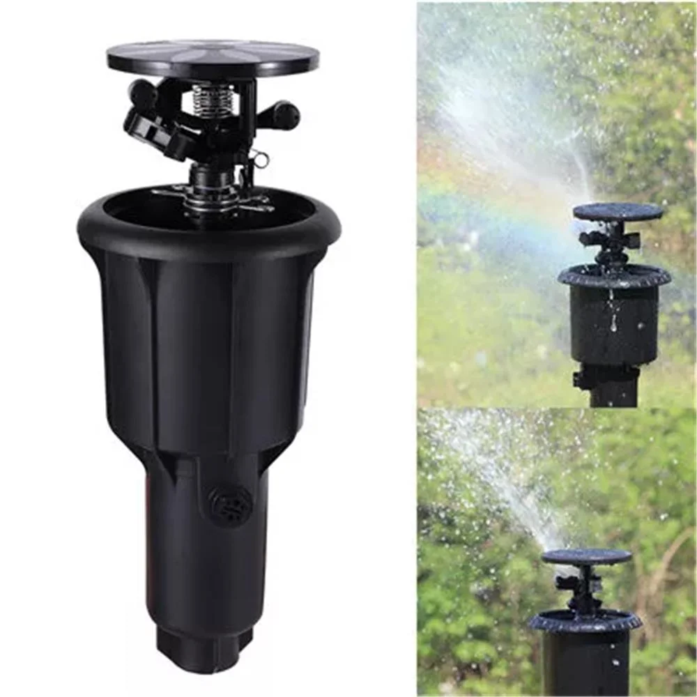 1/2 3/4 Inch Female Thread Pop up Water Rotary Sprinkler Lawn Farmland Automatic Irrigation Impact Nozzle Sprinkler