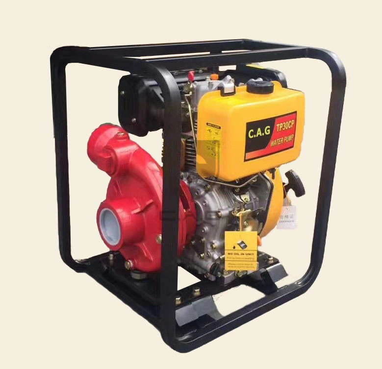 3inch 3&quot; 186f 406ml Air Cooled Diesel Powered Cast-Iron Peripheralr Pump for Irrigation