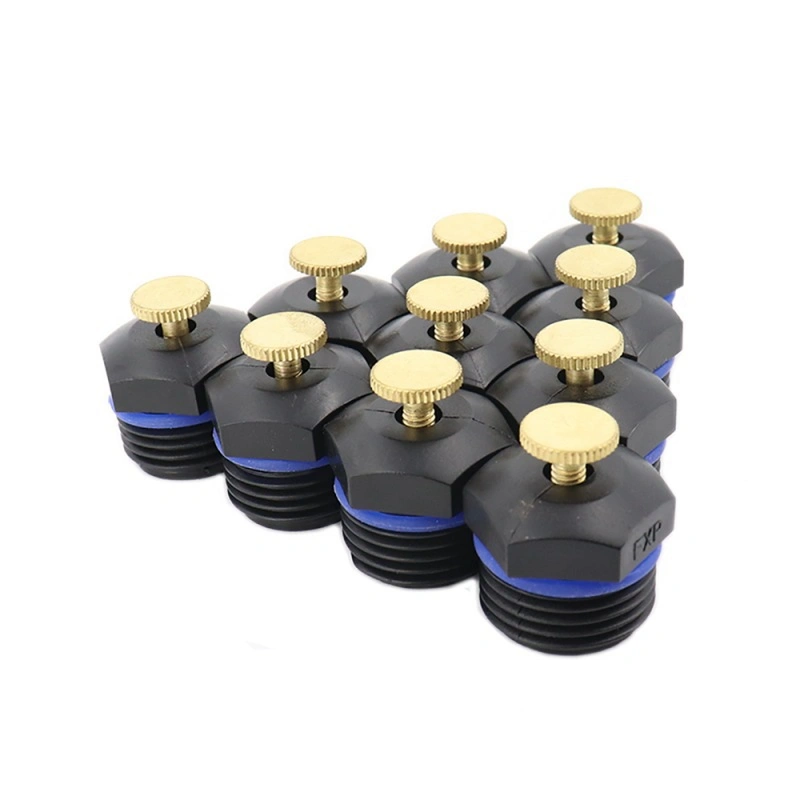 1/2 Inch Male Thread Adjustable Atomizing Cooling Nozzles 360 Degree Garden Agriculture Lawn Irrigation Sprayer Sprinklers 5 PCS