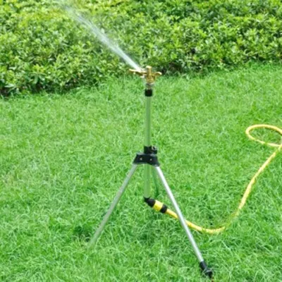 Irrigatore telescopico pulsante irrigazione prato Giardino 1/2" Female Trifo Impulso con connettore rapido