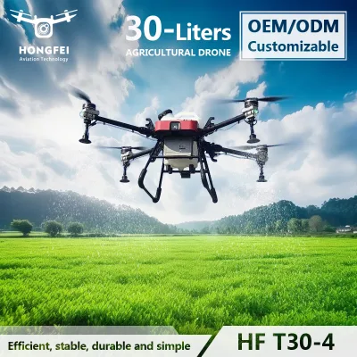 Bracci pieghevoli spandiconcime agricolo 30L, spremitore di riso, spremiagrumi per droni a sollevamento pesante Irroratrice UAV 40 kg Farm Scouting Agriculture Spraying Drone