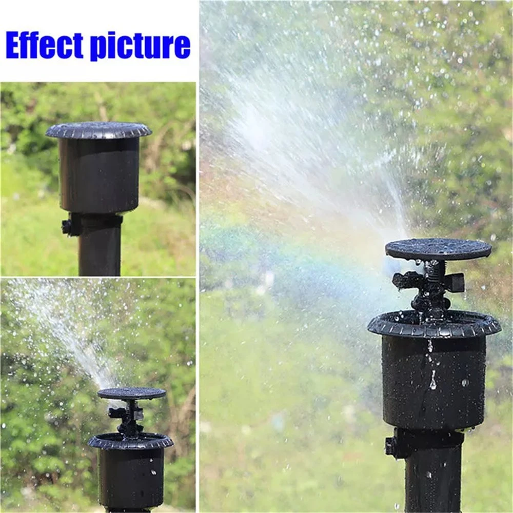 1/2 Inch 3/4 Inch Female Thread Under Ground Pop up Rotary Sprinkler Lawn Farmland Automatic Irrigation Retractable Nozzle