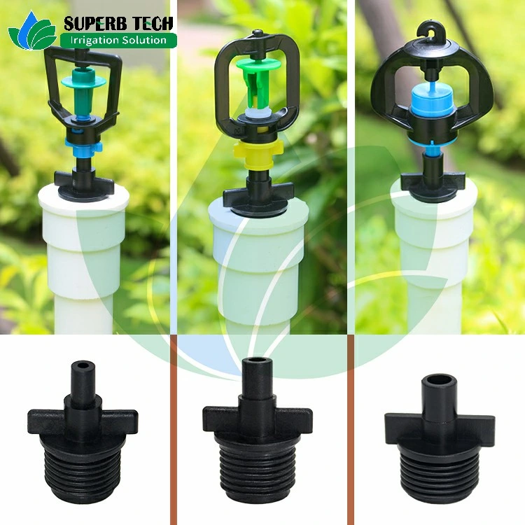 External Thread Micro-Spray Plastic Sprinkler Head for Agriculture and Forestry Irrigation